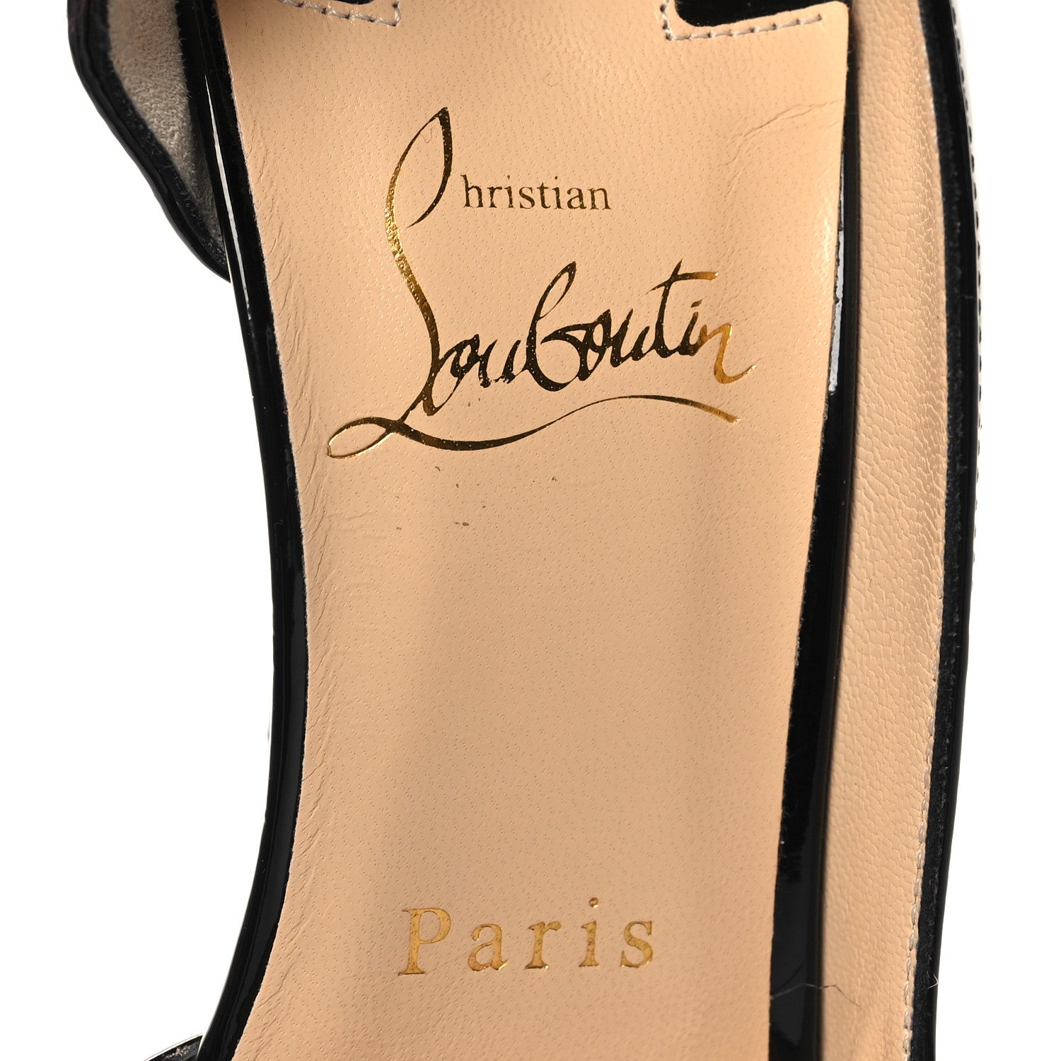 Christian Louboutin Patent Iriza 100 Pumps 39 Black 7 of 7