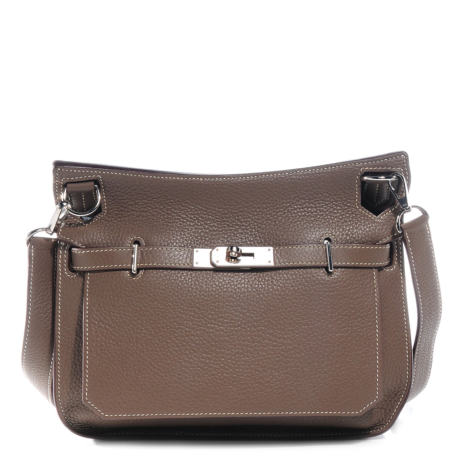 Hermes Taurillon Clemence Jypsiere 28 Etoupe 1 of 8