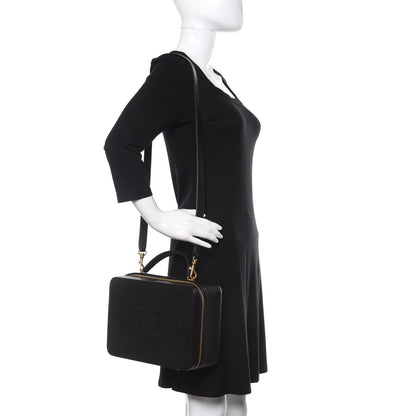 Chanel Caviar CC Vanity Case Black 2 of 10