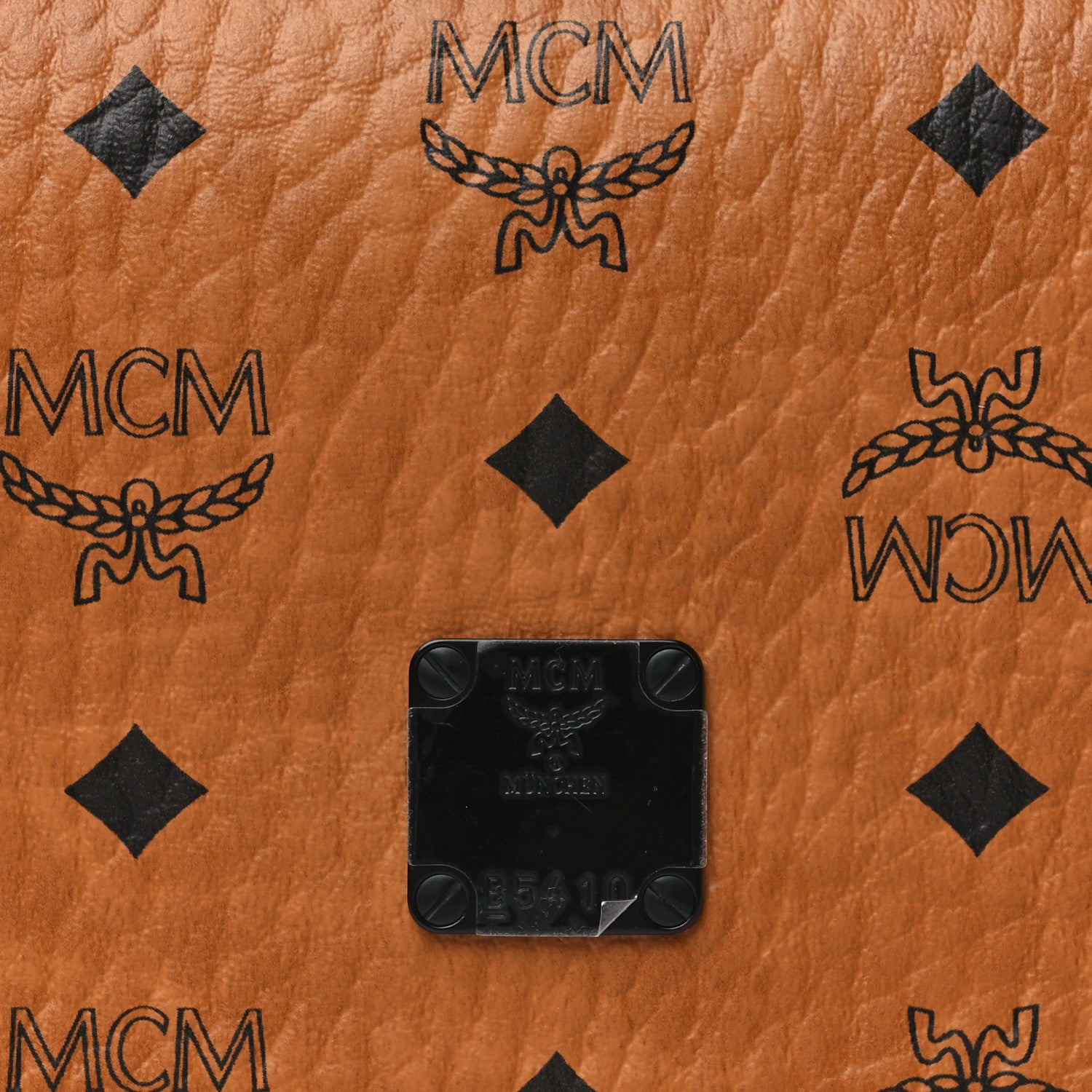 MCM Visetos Monogram Mini Aren Camera Bag Cognac 8 of 10