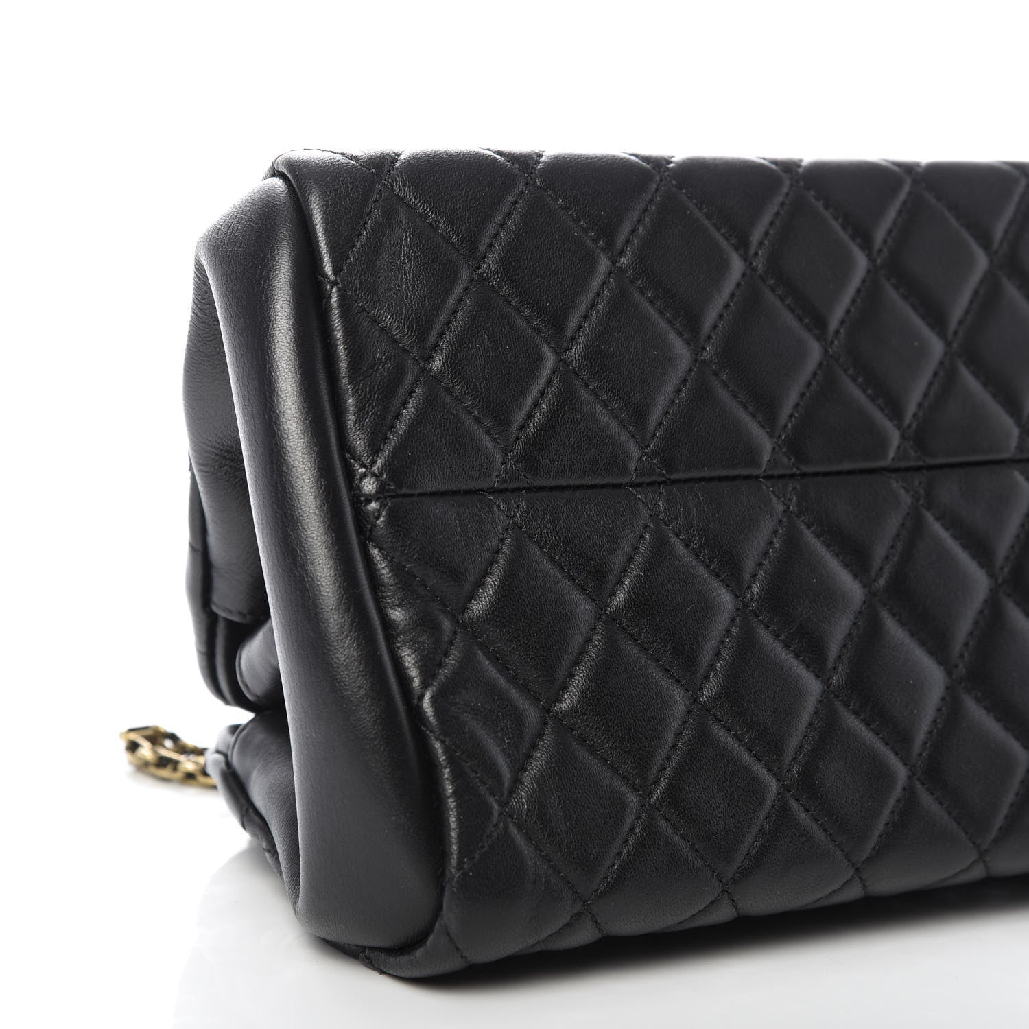 Chanel Lambskin Quilted Medium Just Mademoiselle Black 6 of 9