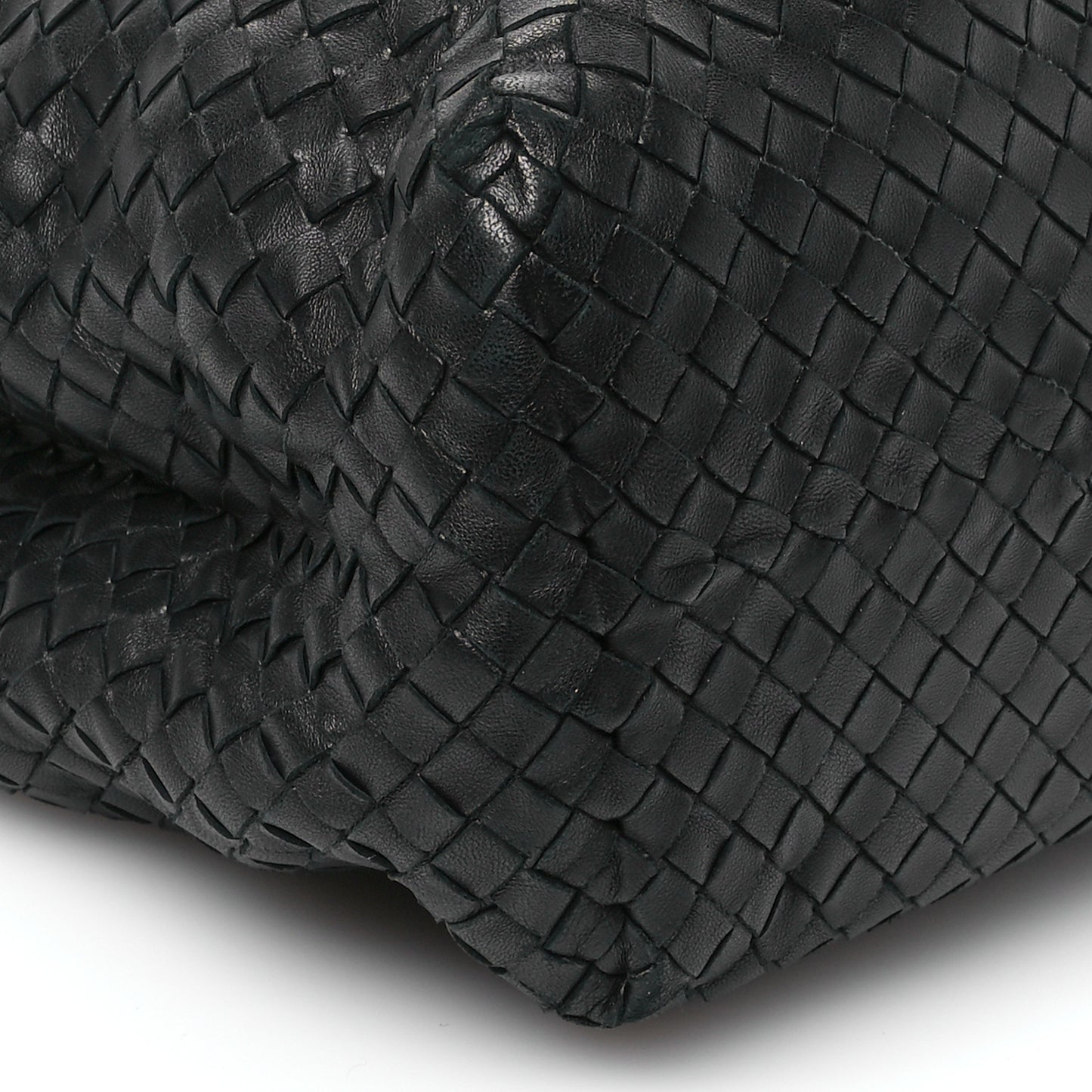 Nappa Intrecciato Medium Tote Black