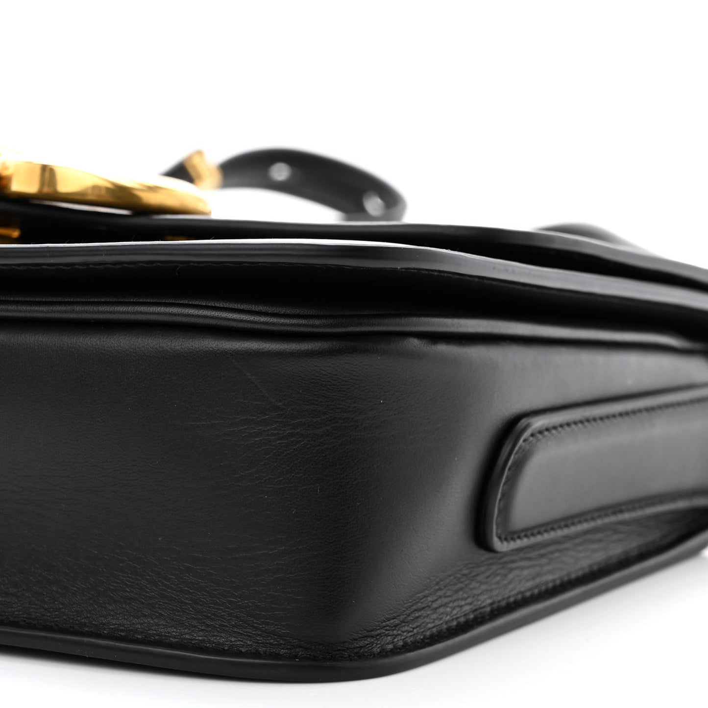 Calfskin Trapezio Crossbody Black