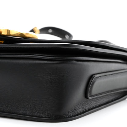 Salvatore Ferragamo Calfskin Trapezio Crossbody Black 10 of 10