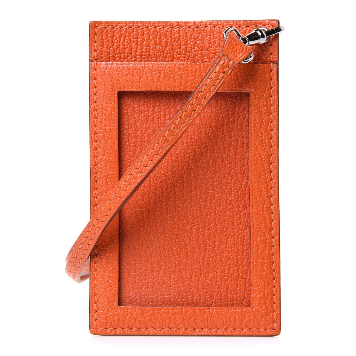 Chevre Mysore Heidi Badge Holder Orange
