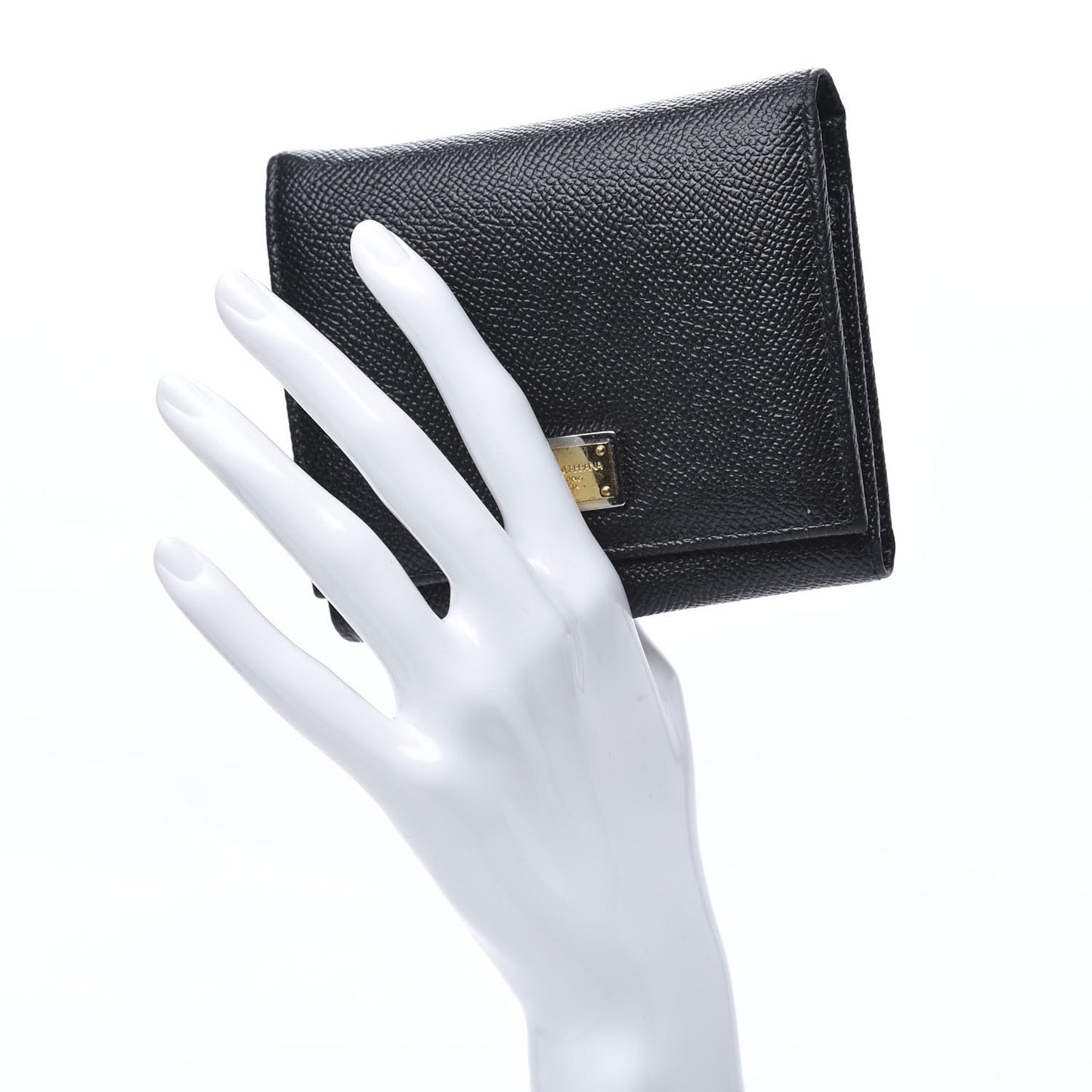 Dauphine Compact Wallet Black
