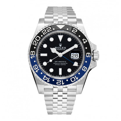 Rolex Stainless Steel 40mm Oyster Perpetual Date GMT Master Ⅱ Batgirl Watch 126710BLNR 1 of 5