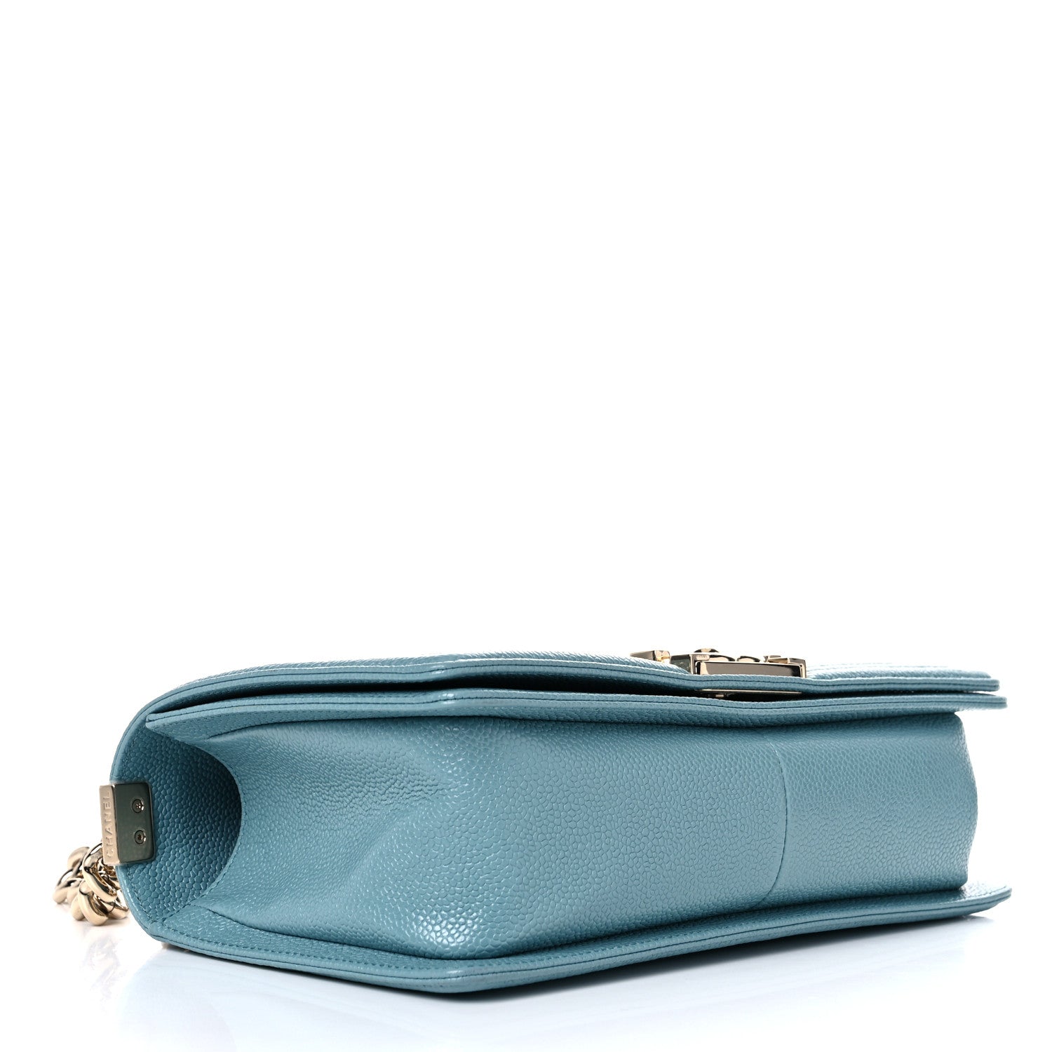 Chanel Caviar Quilted Medium Boy Flap Light Blue 4 of 10