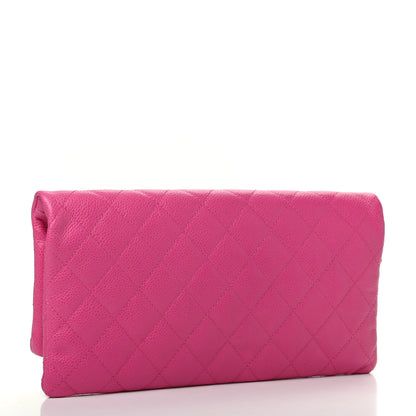 Chanel Caviar Quilted CC Beauty Clutch Pink 3 of 7