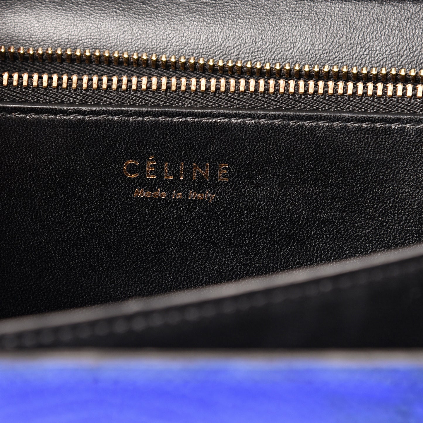 Lizard Medium Classic Box Flap Bag Indigo