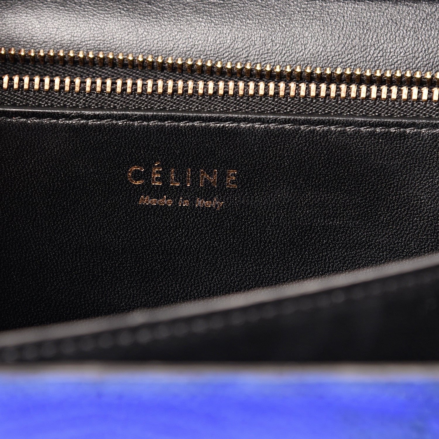 Celine Lizard Medium Classic Box Flap Bag Indigo 5 of 10