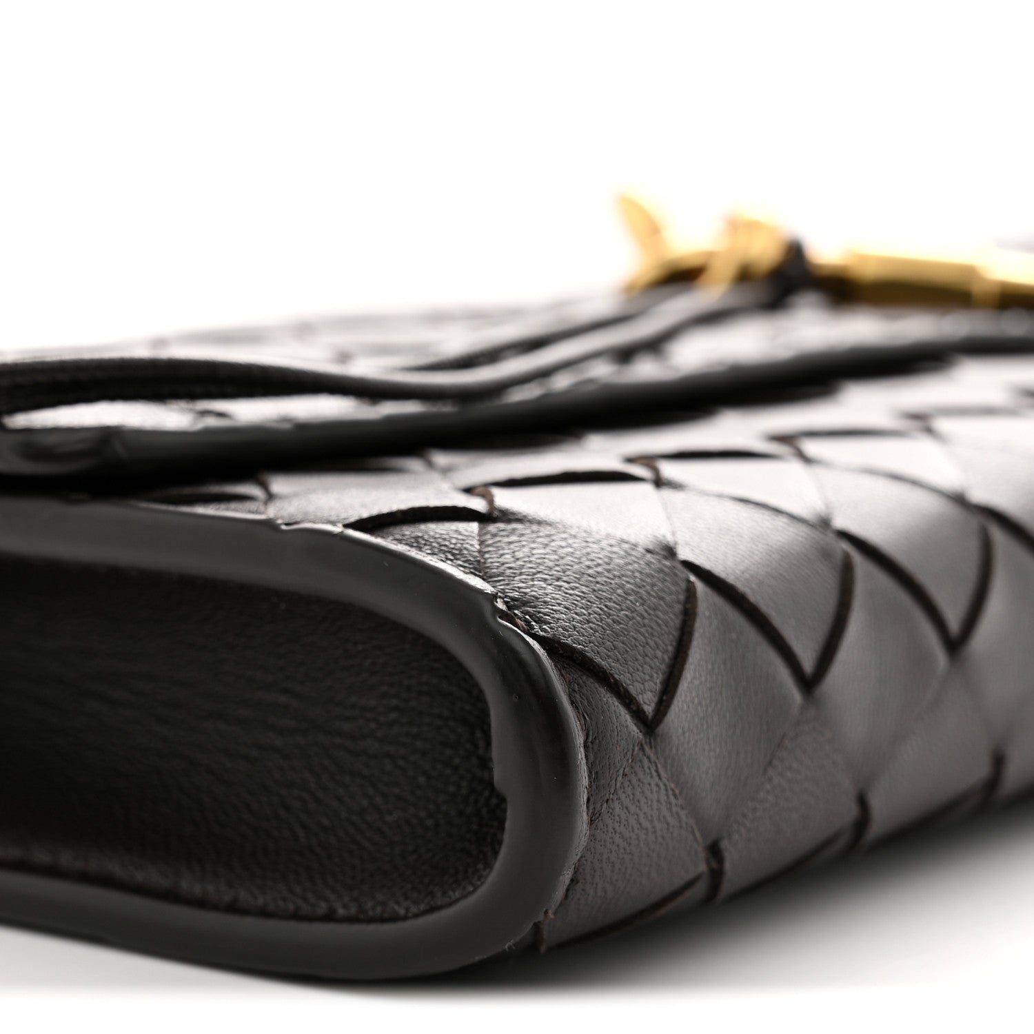 Bottega Veneta Nappa Intrecciato Long Andiamo Top Handle Clutch Fondant 9 of 10