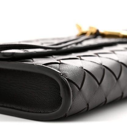 Bottega Veneta Nappa Intrecciato Long Andiamo Top Handle Clutch Fondant 9 of 10