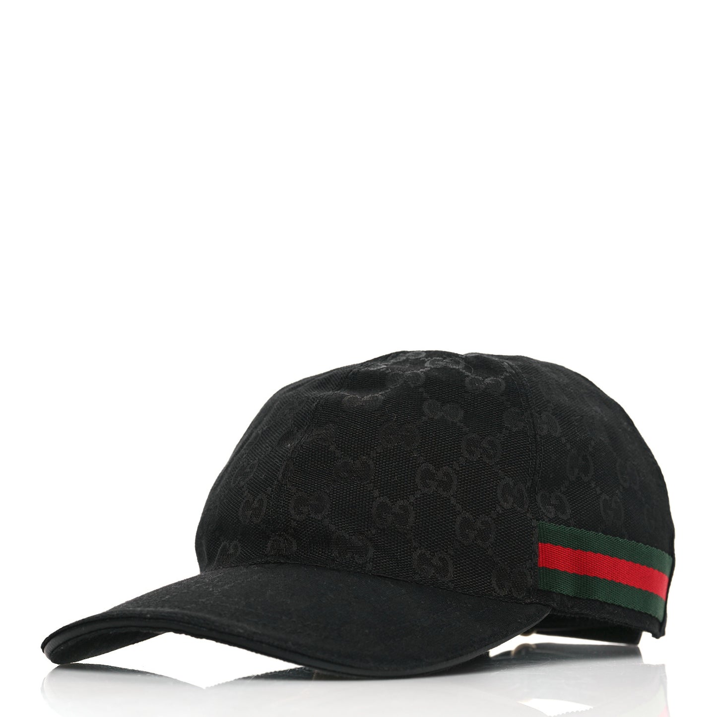 Monogram Web Baseball Hat M Black