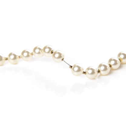 Chanel Calfskin Quilted Pearl Chain Love Symbols Mini Bag Black 15 of 17