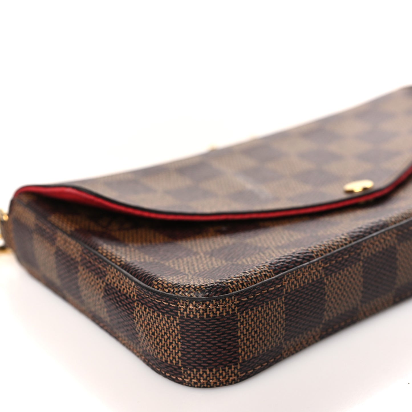 Damier Ebene Pochette Felicie Chain Wallet