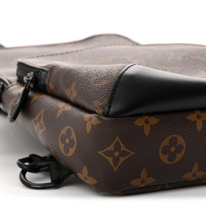 Louis Vuitton Monogram Macassar Avenue Sling Bag 8 of 9