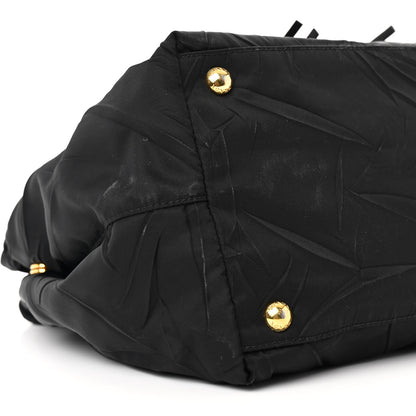 Prada Tessuto Nylon Tassel Tote Black 9 of 13