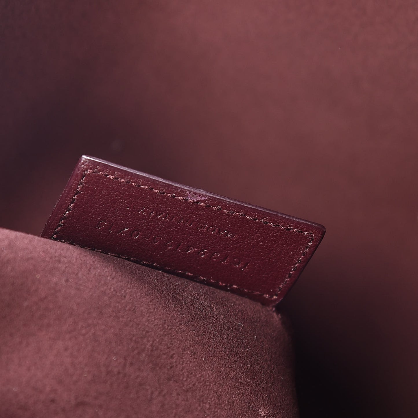 Calfskin Large Shopping Tote Bordeaux