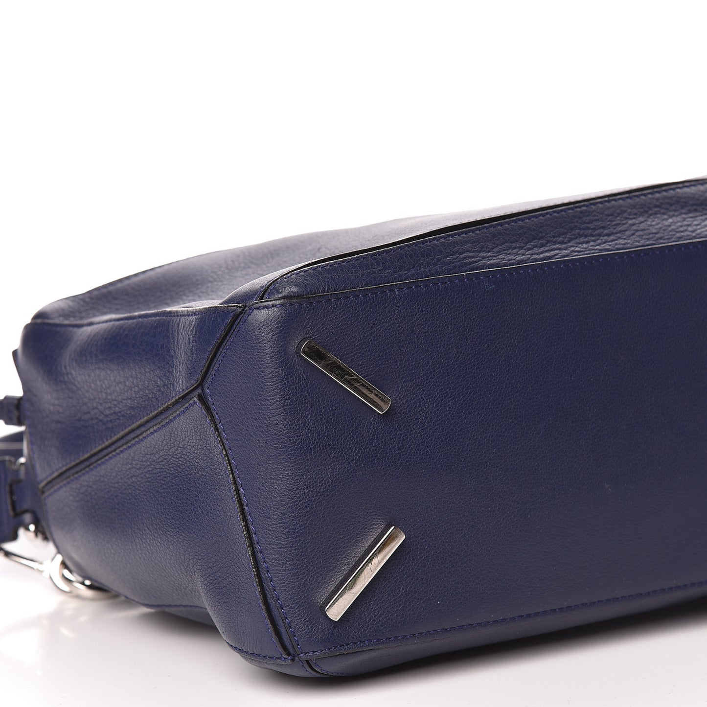 Calfskin Medium Puzzle Bag Marine