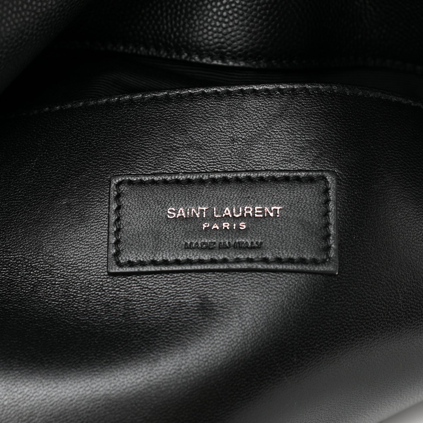 Grain De Poudre Medium West Hollywood Monogram Fold-Over Black