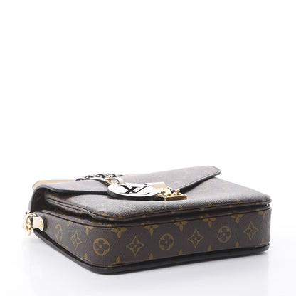 Louis Vuitton Monogram Braided Pochette Metis Creme Beige 3 of 8