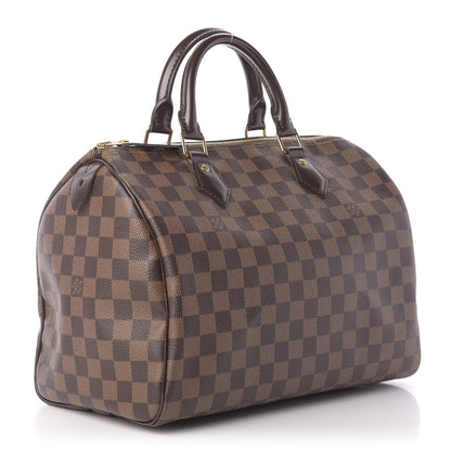 Louis Vuitton Damier Ebene Speedy 30 3 of 10