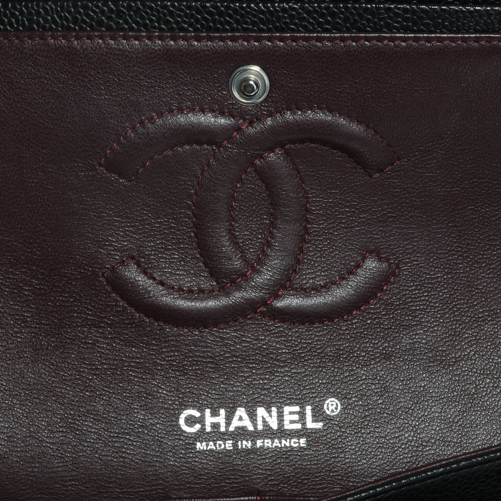 Chanel Caviar Quilted Medium Double Flap Black 6 of 8