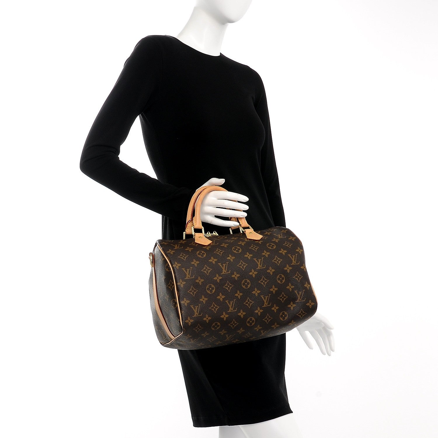 Louis Vuitton Monogram Speedy Bandouliere 30 3 of 9