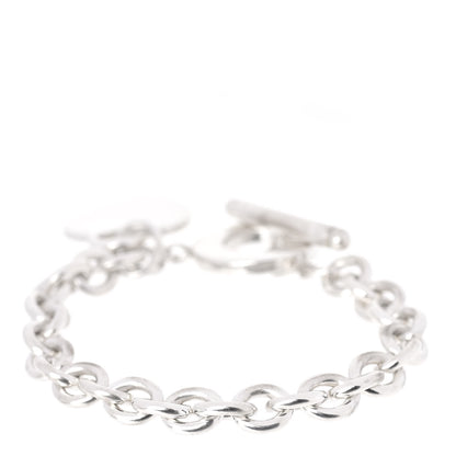 Tiffany Sterling Silver Heart Tag Toggle Bracelet 3 of 4