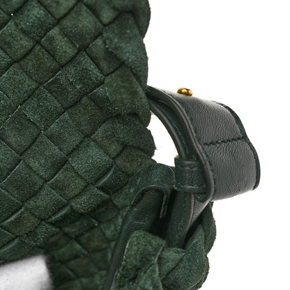 Bottega Veneta Suede Intrecciato Small Cobble Messenger Bag Emerald Green 13 of 13