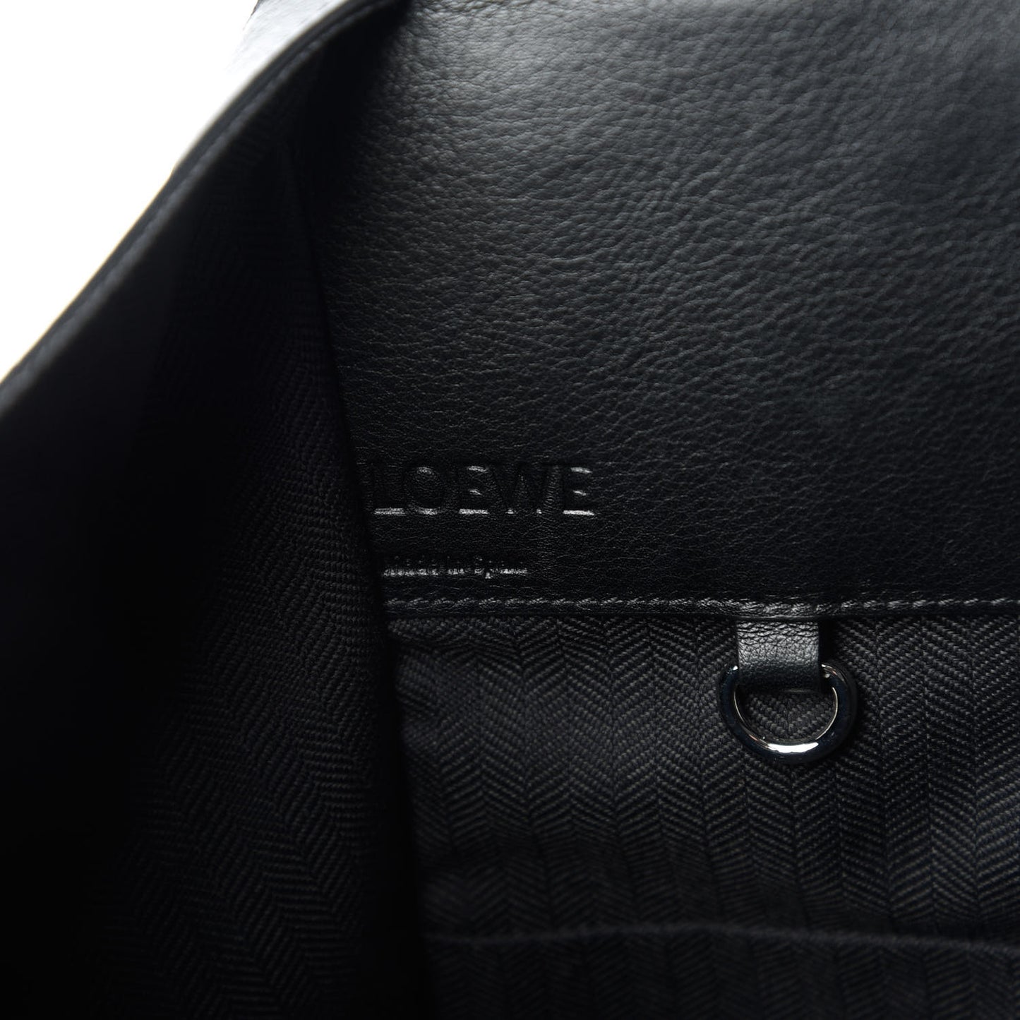 Calfskin Small Hammock Shoulder Bag Black