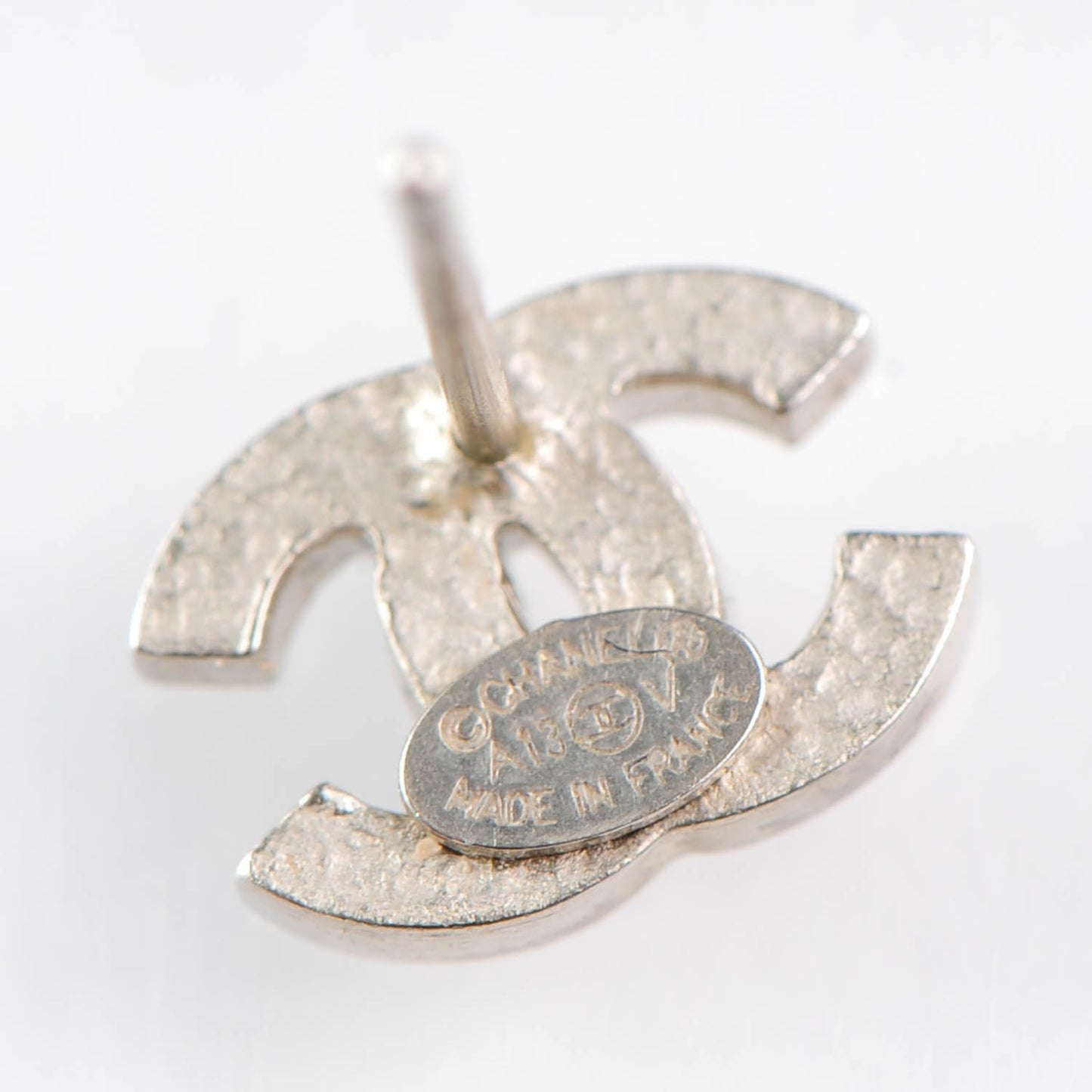 Crystal Timeless CC Earrings Silver