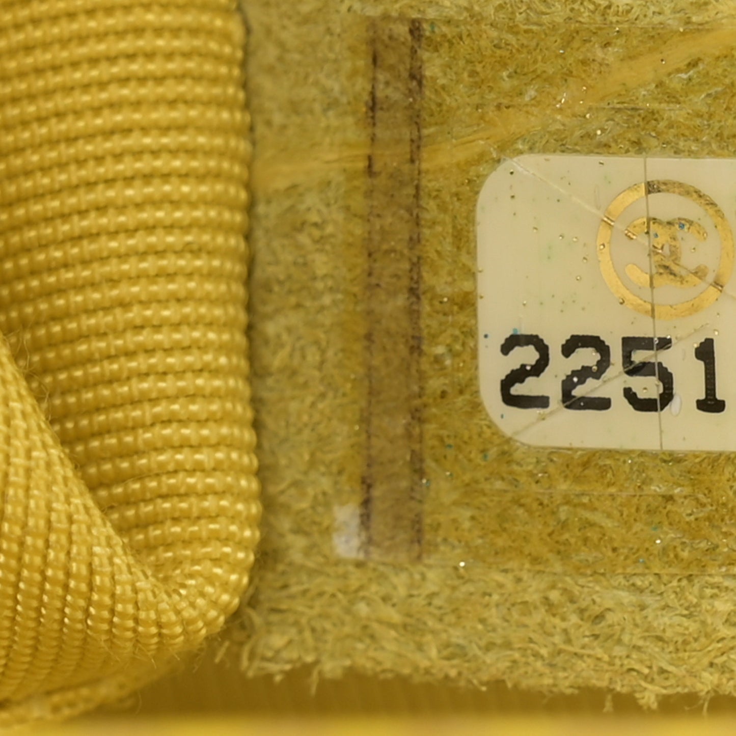 Calfskin Chevron Quilted Medium Boy Flap Yellow