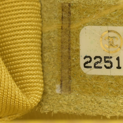 Chanel Calfskin Chevron Quilted Medium Boy Flap Yellow 7 of 14