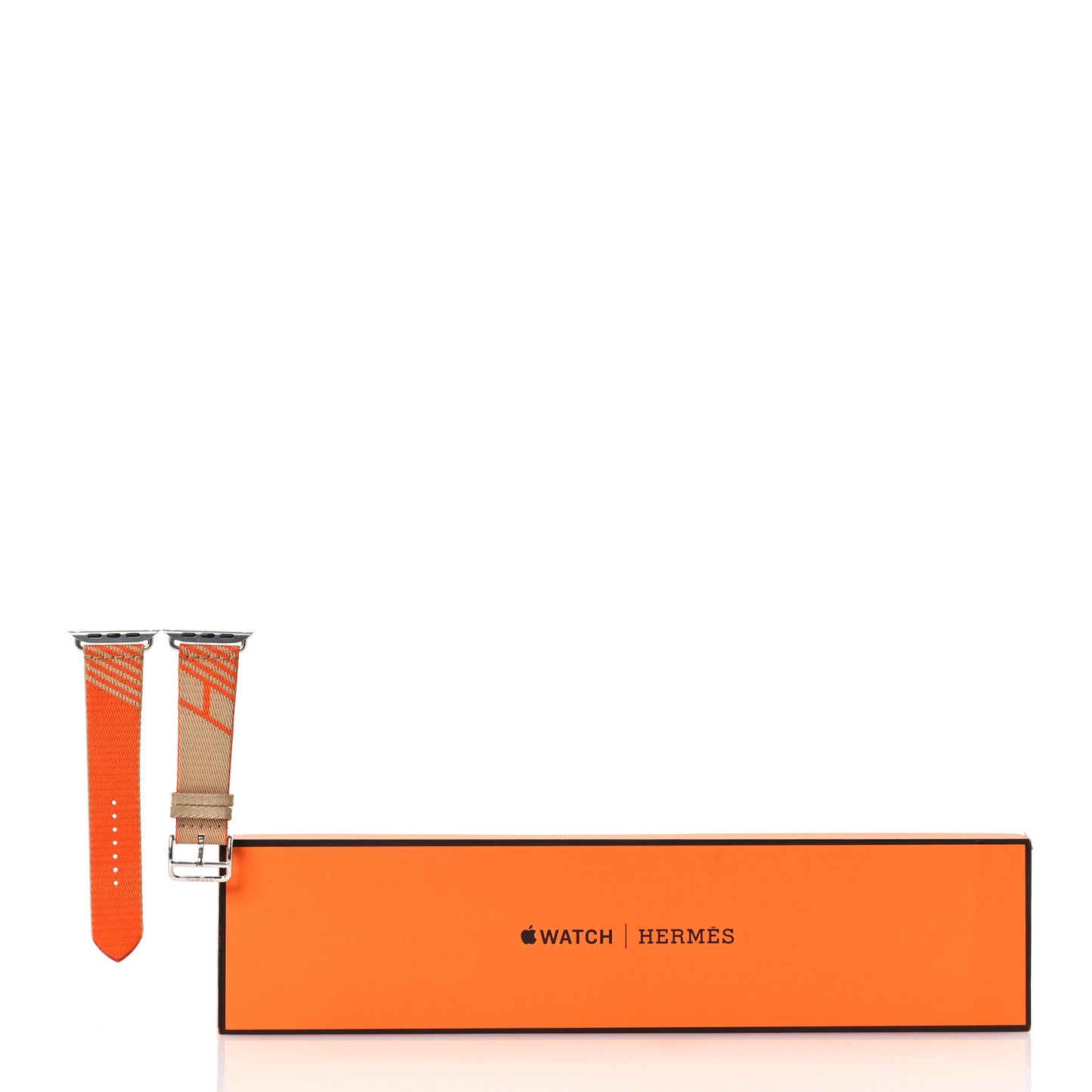 Nylon Weave Apple Watch Single Tour Band 44mm Kraft Orange