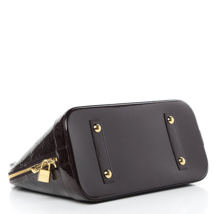 Louis Vuitton Vernis Alma MM Amarante 4 of 11