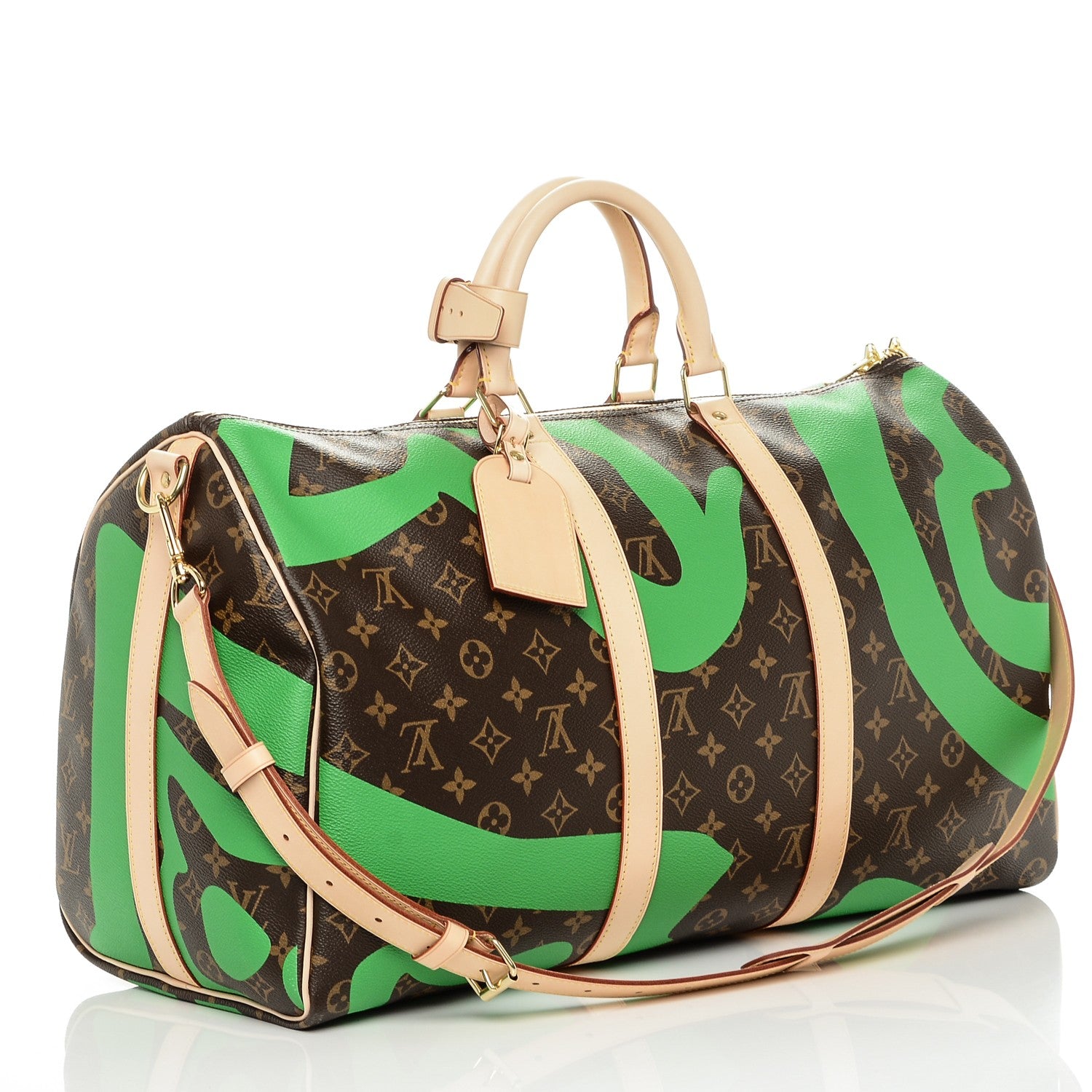 Louis Vuitton Monogram Tahitienne Hawaii Keepall Bandouliere 50 3 of 6