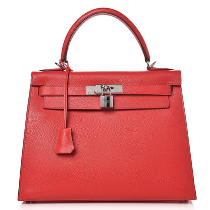 Hermes Epsom Kelly Sellier 28 Rouge Casaque 1 of 35