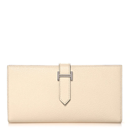 Hermes Chevre Mysore Bearn Gusset Wallet Nata 1 of 10