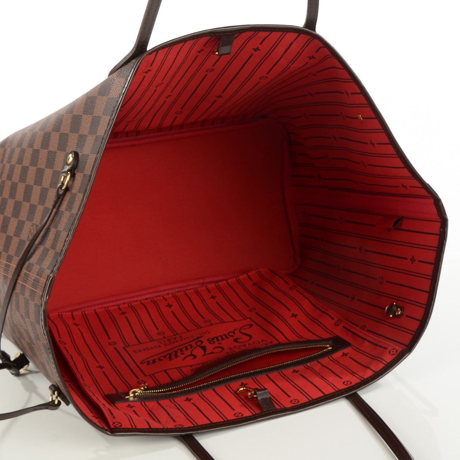 Louis Vuitton Damier Ebene Neverfull GM 5 of 8