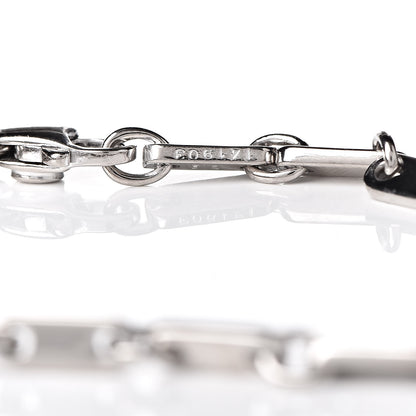 Cartier 18K White Gold 3.5mm Fidelity Link Bracelet 6 of 6