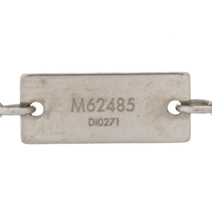 Louis Vuitton Zamac Palladium Monogram Charms Necklace Silver 7 of 8