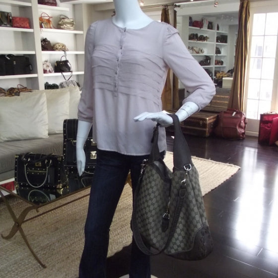 Monogram Large New Jackie Shoulder Bag