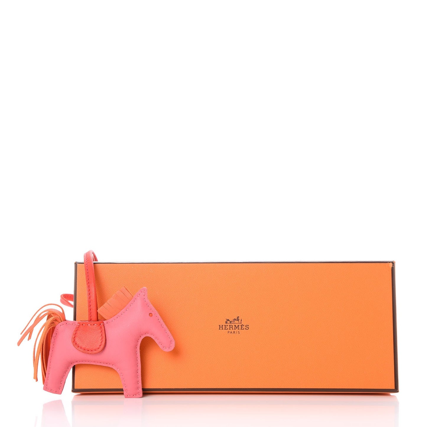 Milo Lambskin Grigri Rodeo Bag Charm PM Rose Azalee Orange Poppy Rouge Indien