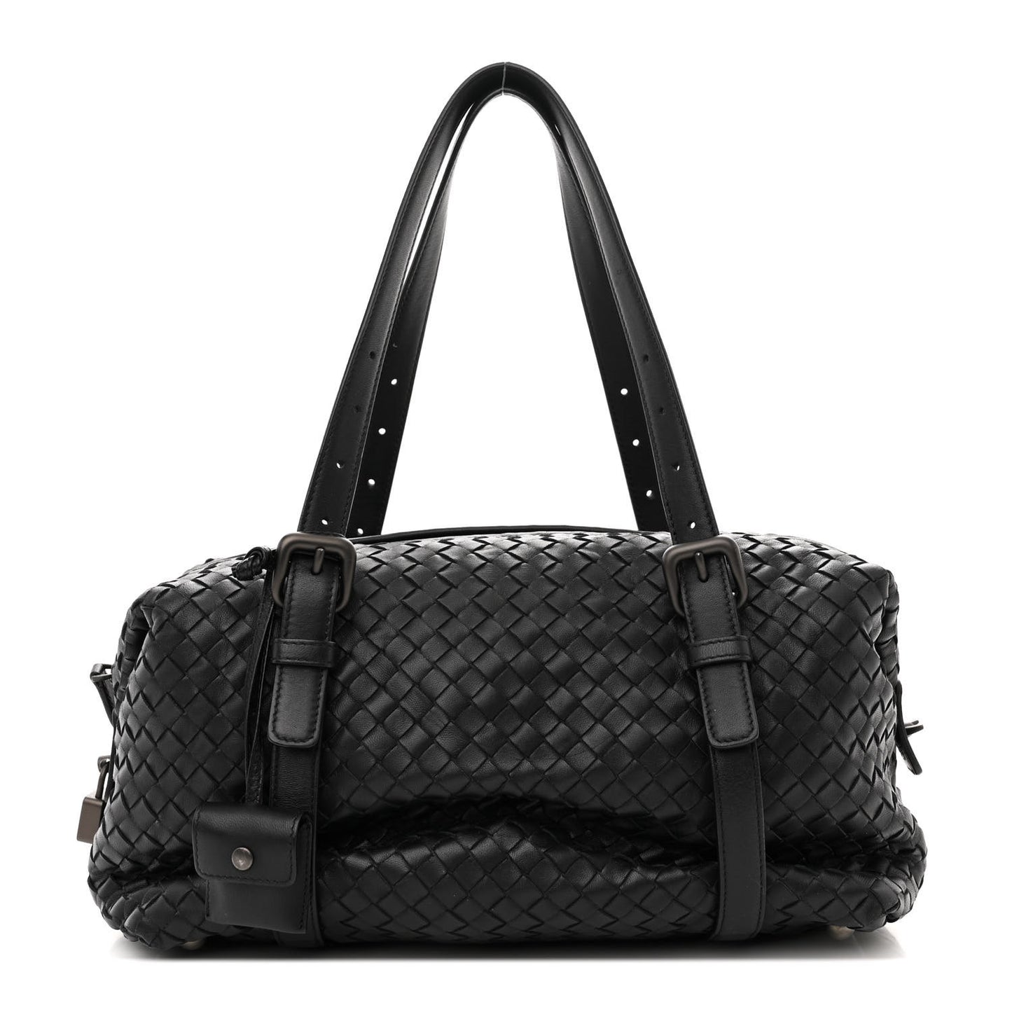 Nappa Intrecciato Montaigne Bag Black