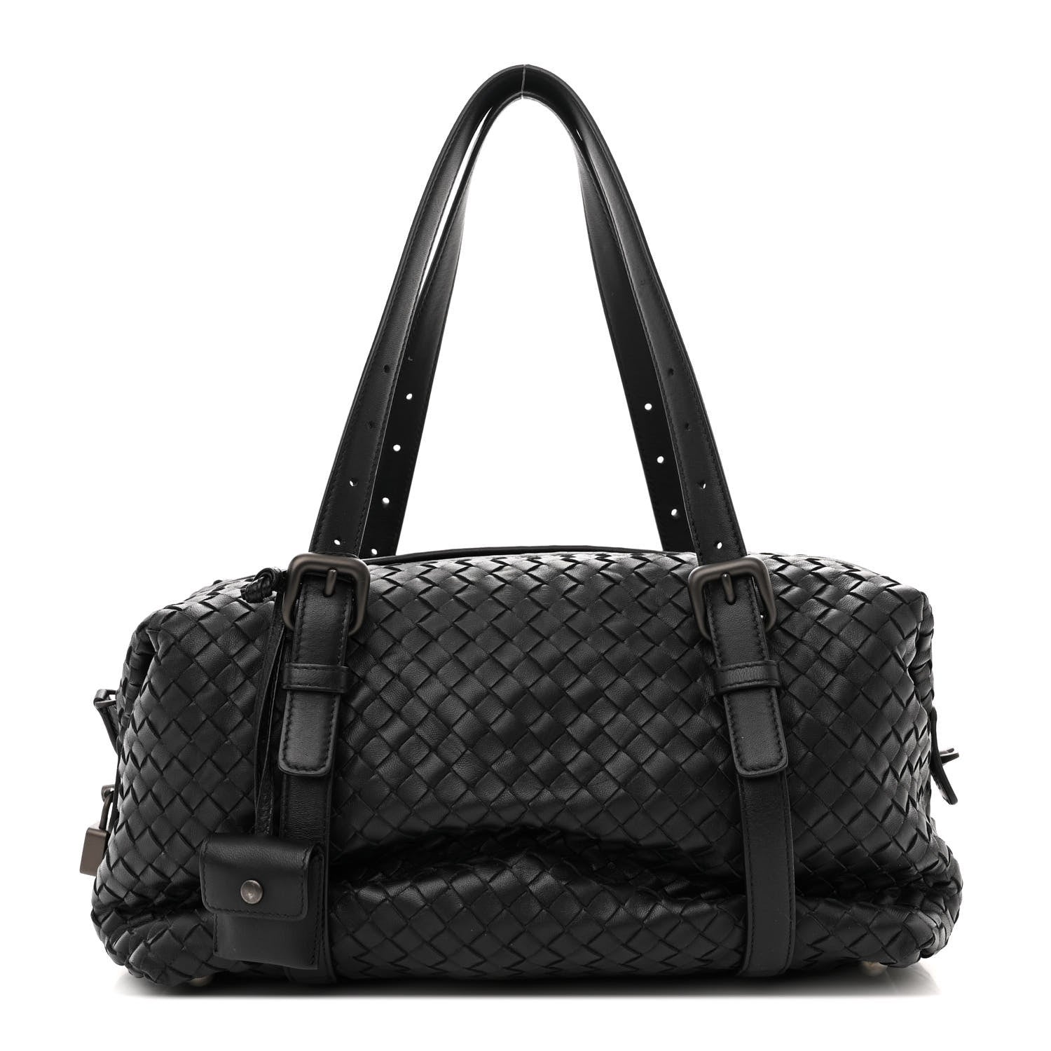 Bottega Veneta Nappa Intrecciato Montaigne Bag Black 1 of 13