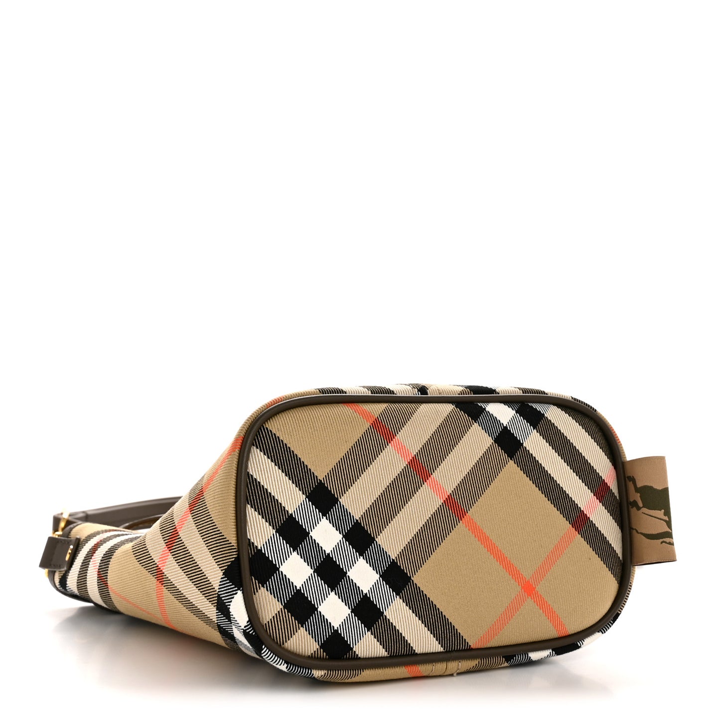 Nova Check Mini Bucket Bag Beige