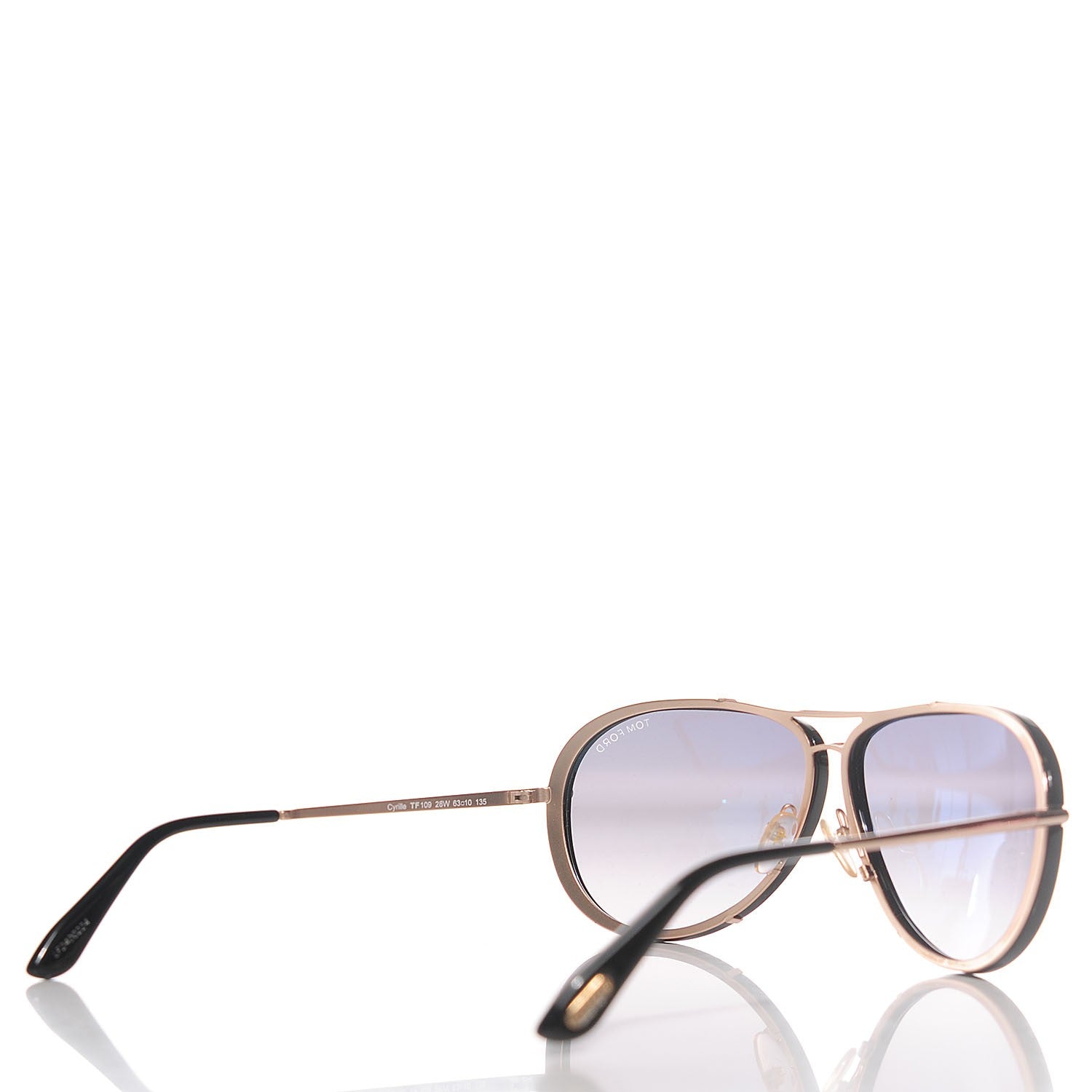 Tom Ford Cyrille Sunglasses TF 109 Black 2 of 6
