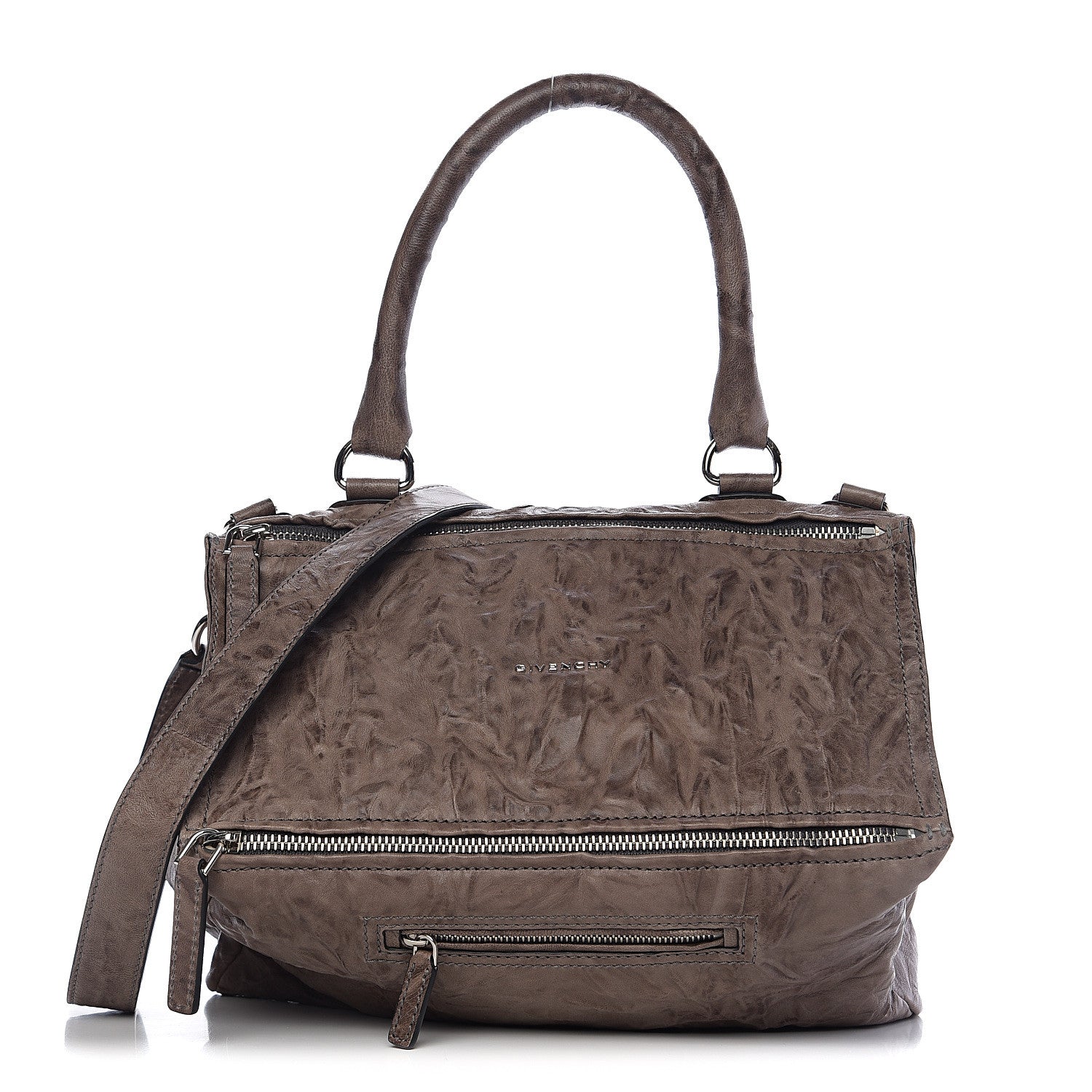 Givenchy Tumbled Sheepskin Medium Pandora Charcoal 1 of 10
